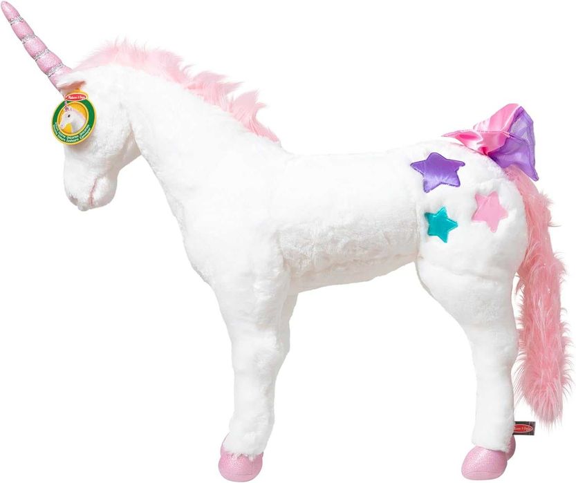 Плюшен еднорог Melissa and Doug 114см