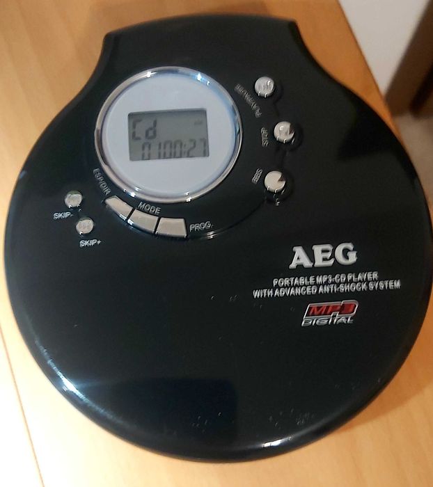 CD Player Portabil AEG CDP 4212 – MP3 & Anti-Shock System