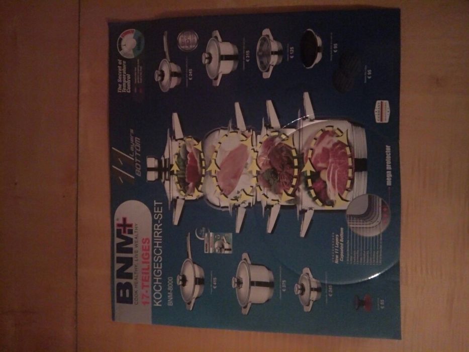 Plita cu inductie,set vase BNM