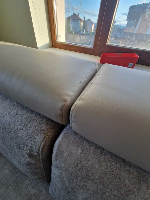 Чисто нов ъглов диван с ракла и функция сън