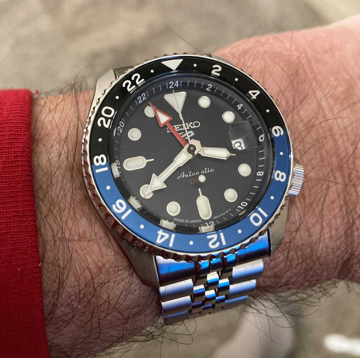 Seiko SSK003 5 Sports SKX GMT 42.5mm