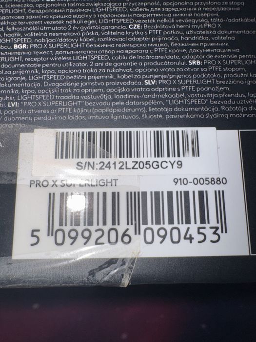 Mouse Logitech G Pro X Superlight Wireless