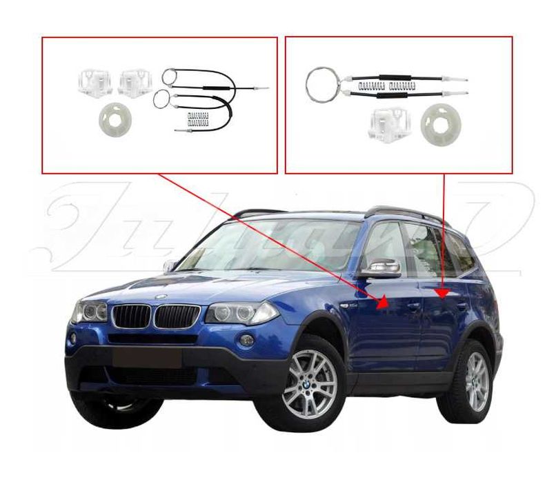 Ремонтен комплект за ел. машинка за стъкло за BMW X3 E83