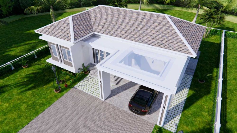 НА ИЗПЛАЩАНЕ - Луксозна сглобяема къща с 3 спални, 154 кв. м