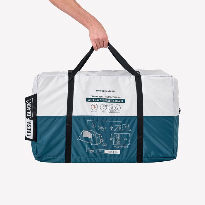 Cort de camping 5 persoane 2 camere, - produs resigilat Decathlon