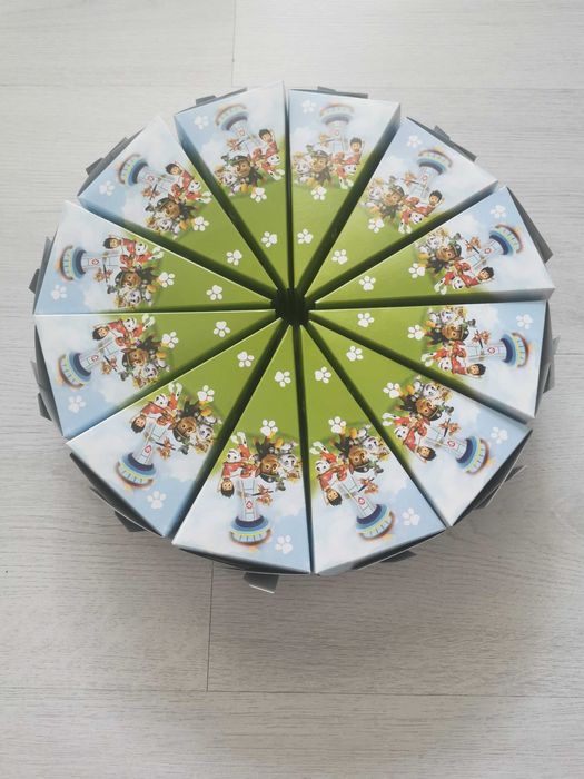 Картонена торта,  брой парчета