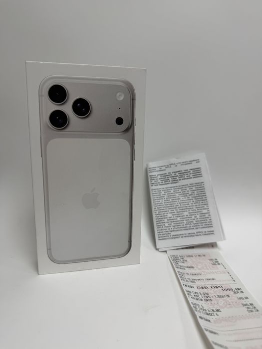 iPhone 17 pro max Silver 256gb нов