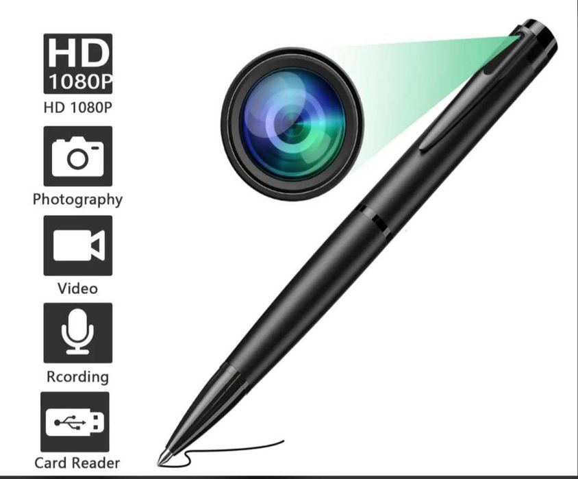 64GB Шпионска камера Скрита камера Камера с писалка Ultra HD1080P