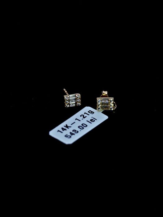 Bijuteria Royal cercei din aur 14k 1.21 gr