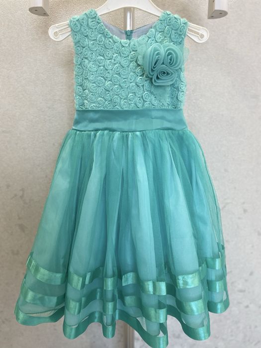 Платье бирюзовое