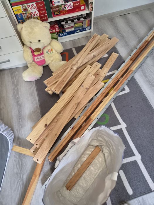 Легло двуетажно ikea Kura 200x90