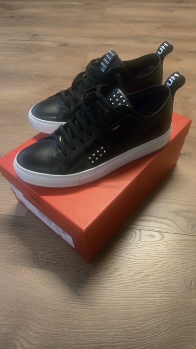 Кожени маратонки Hugo