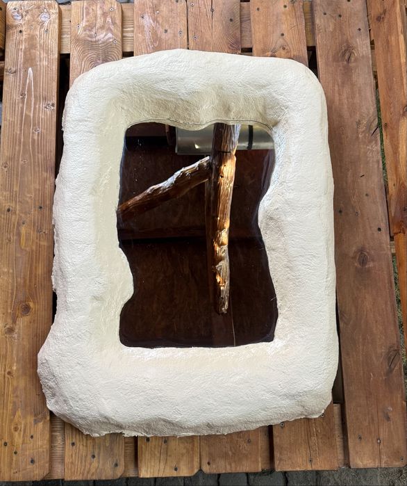 Oglinda / Efect De Rocă / Handmade