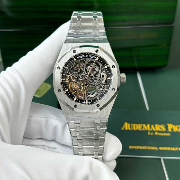 audemars piguet royal oak skeleton сребро/злато