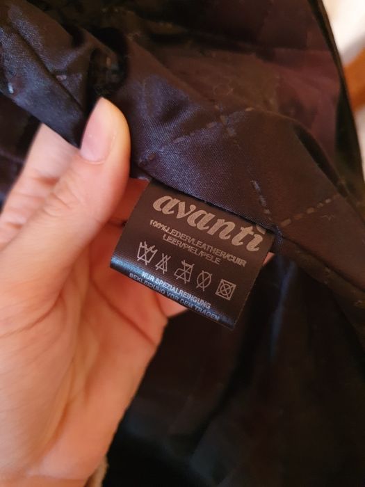 Палто от истинска кожа на Avanti