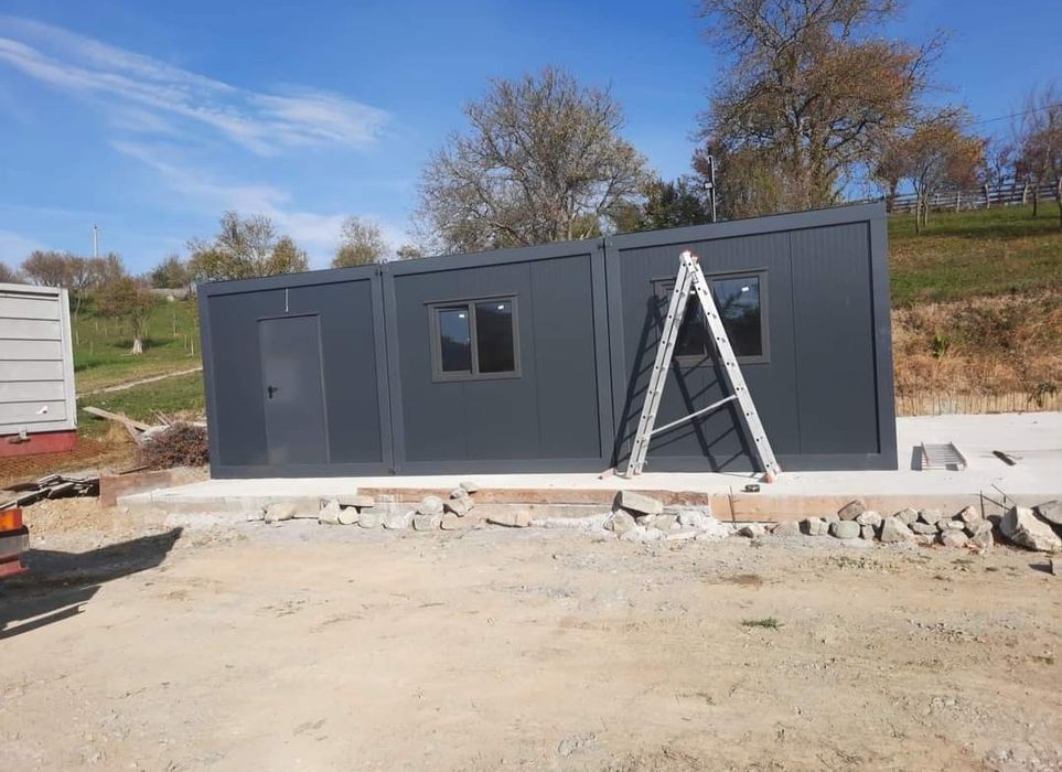 Vand containere modulare tip birou vitrina