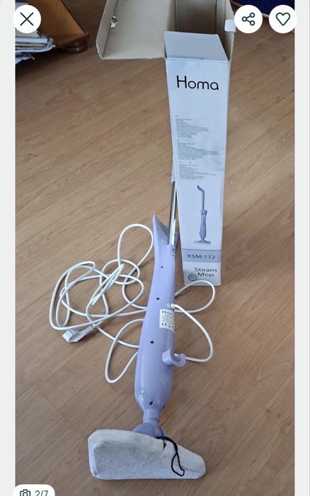 Steam mop моп за почистване с пара чисто нив с кутия Homa