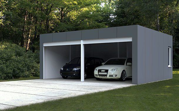 Vând garaje auto din panouri sandwich termoizolante