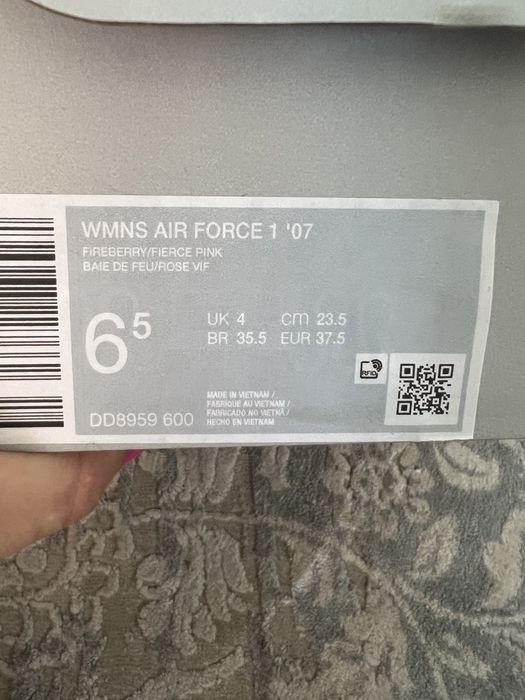 Nike Air Force 1 '07 - pink/Size: EU 37.5