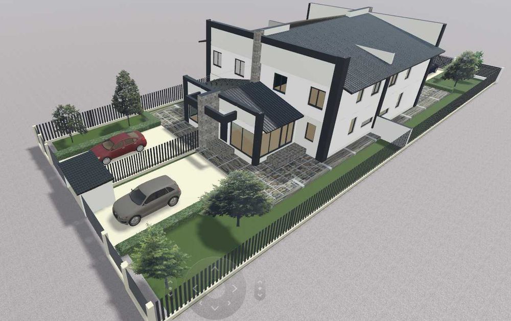 Vilă P+1 duplex la cheie cu 2 si 3 dormitoare și utilități direct de la proprietar – Vânători-Focșani-Vrancea