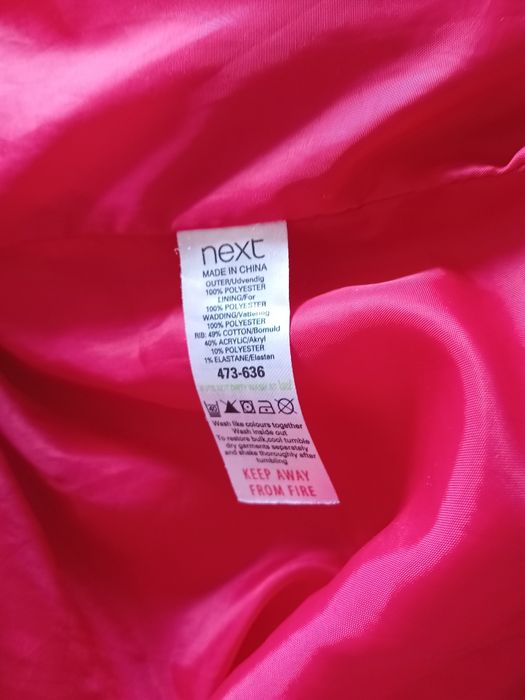 geaca groasa iarna next 7 8 ani 128 cm ca noua