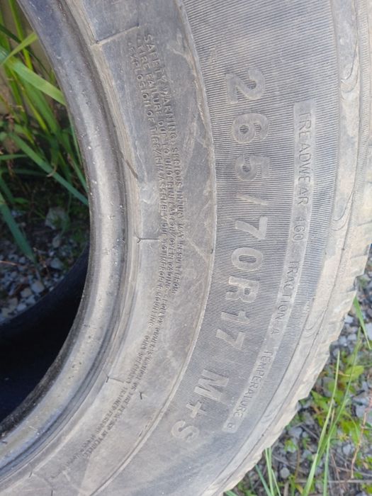 Шины 4 штуки 265 70 R 17