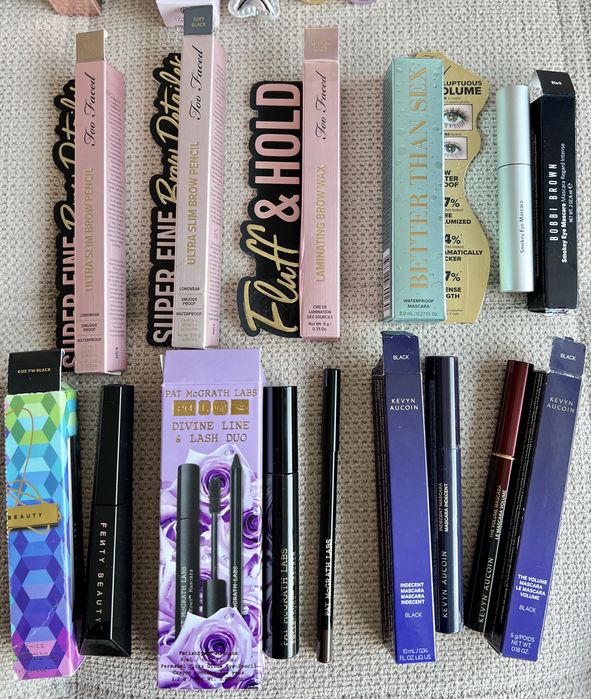 Оригинална козметика спирали и др. Rare,Huda,Too faced,Pat McGrath,ABH