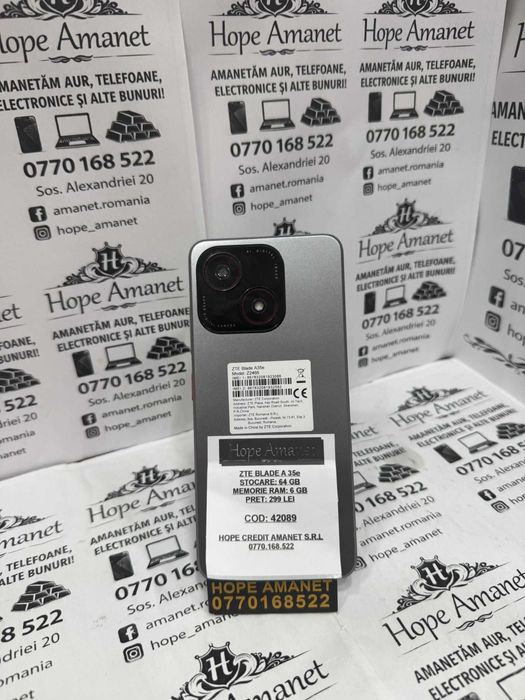 Hope Amanet P1/ZTE BLADE A 35e/COD 42089
