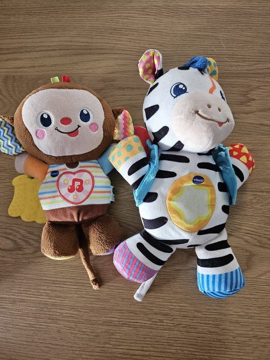 Jucarii bebe si pluș Maimuțica jucăușă si Zebra Vtech