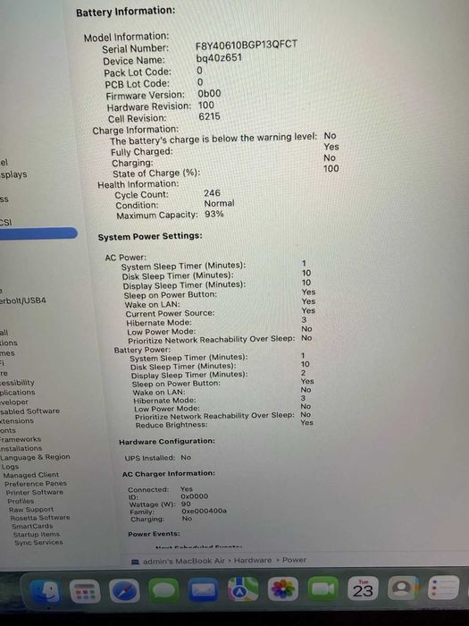 2022 Apple MacBook Air 13” M2