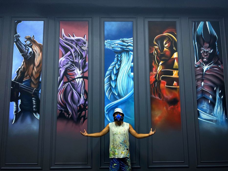 роспись стен, Художник, Граффити, Муралы