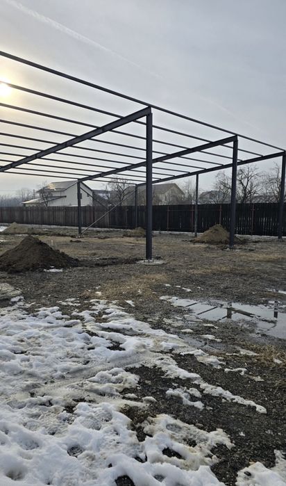 Vand structura din hala metalica schimb cu masina sau atv cu +/- difer