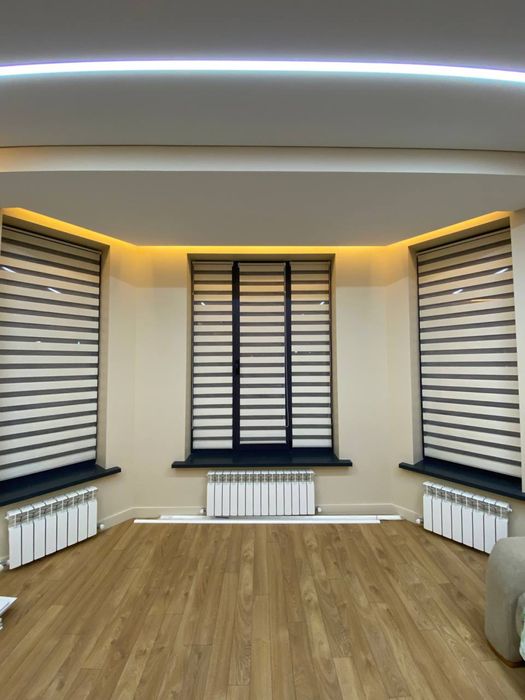 Жалюзи Алматы Ролл шторы День ночь Горизонтальные