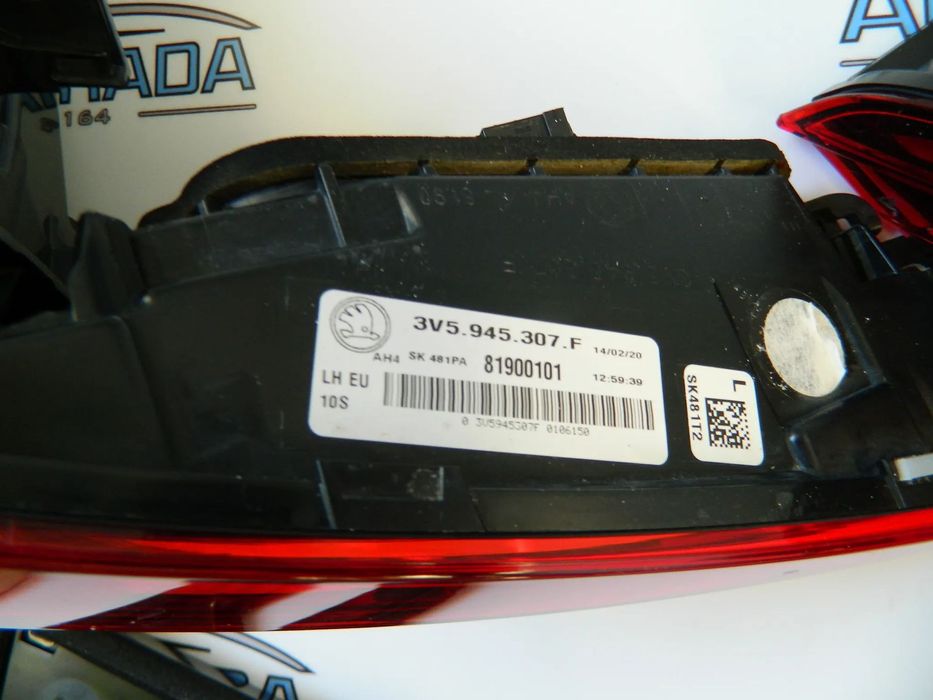 Stopuri, Stop Led stanga dreapta Skoda Superb 3 Facelift model 2020-2022 cod 3V5945207C, 3V5945208C, 3V5945308 G, 3V5945307F