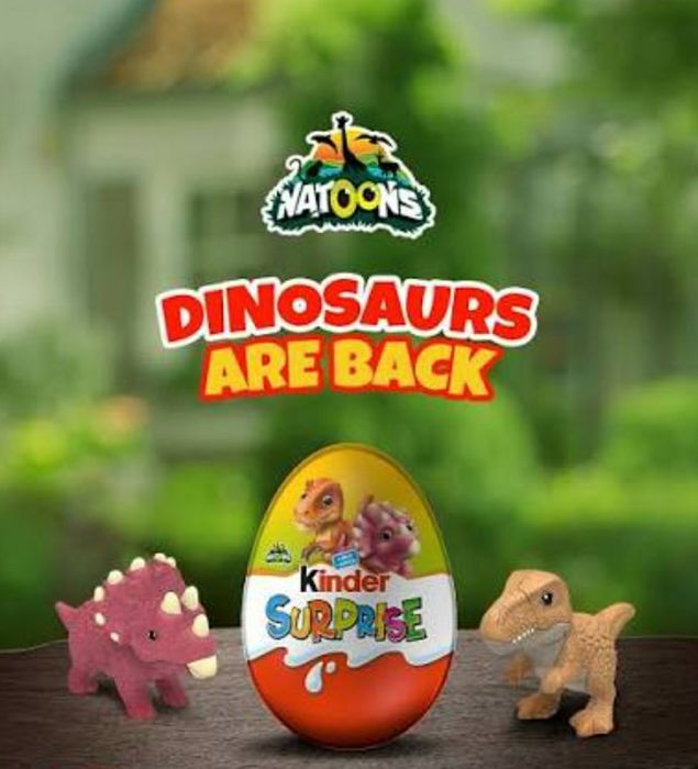 Jucarii Kinder dinozauri.