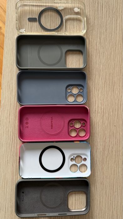 6 броя калъфи за iPhone 15 Pro