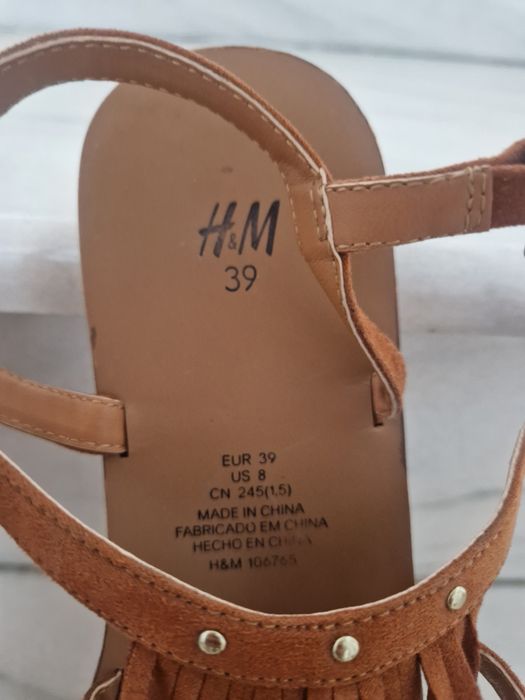 Sandale franjuri h&m