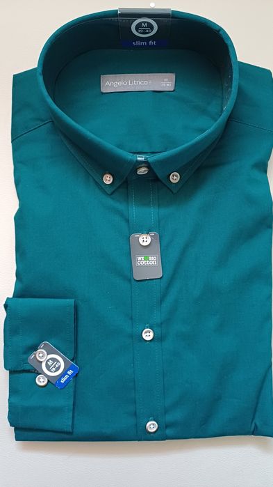 Cămăși slim mânecă lungă noi, cu etichetă