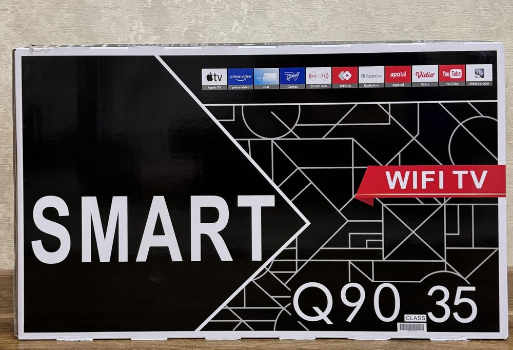 Smart TV Q90-35 32 дюйма Безрамочный Wi-Fi телевизор
Продается совреме