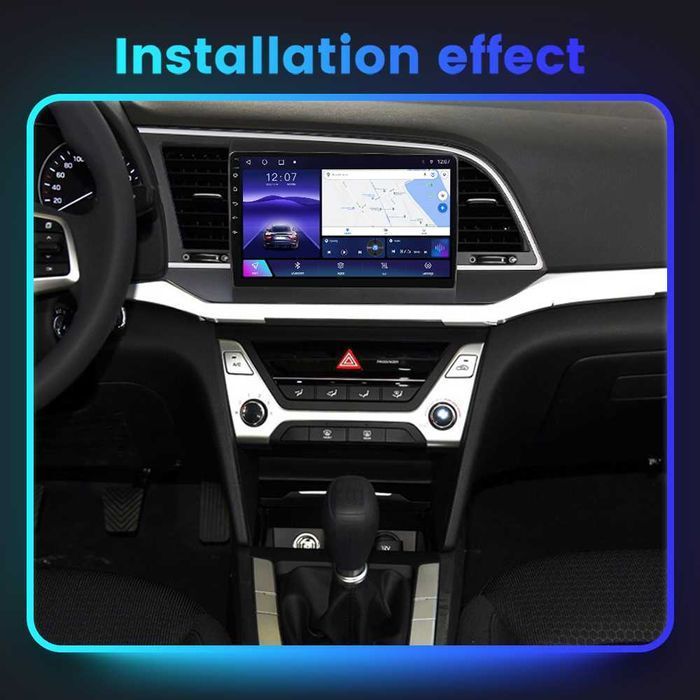 Navigatie Android 14 HYUNDAI ELANTRA 2015+ 1/8 Gb Waze CarPlay CAMERA