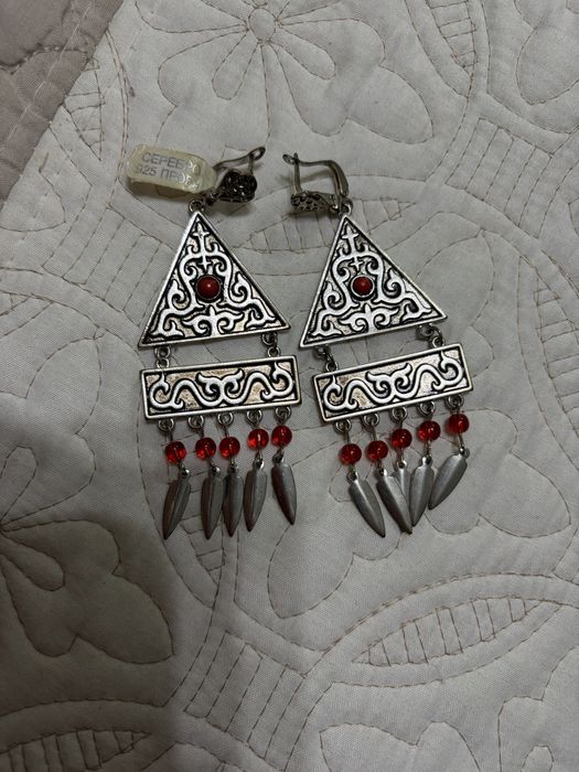 Серебряные серьги