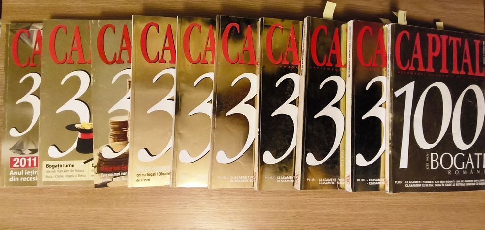 Colecția de reviste Capital "Cei mai bogați români"