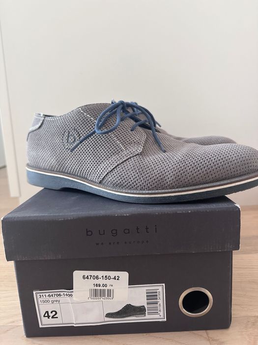 Мъжки кожени обувки Bugatti