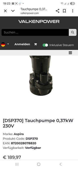 pompa submersibila aspira