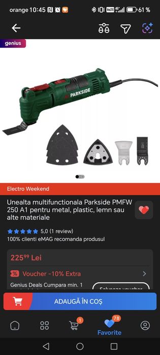 Unealta multifuncționala Parkside