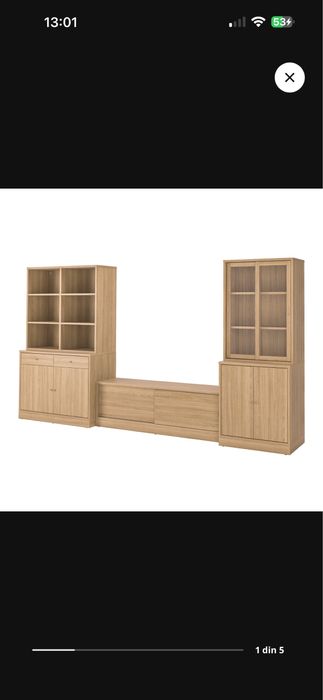 Ansamblu depozitare furnir stejar