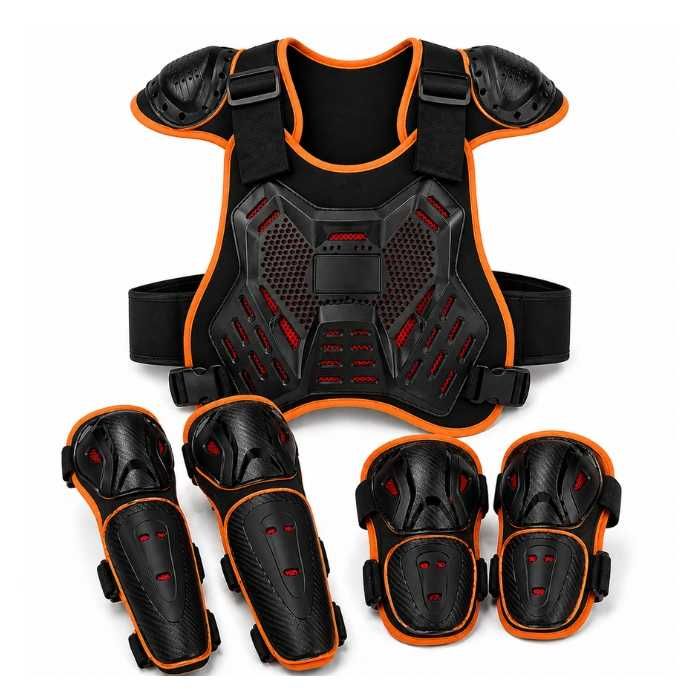 Детска ризница + наколенки и налакътници, Full Body Armor Protective Gear