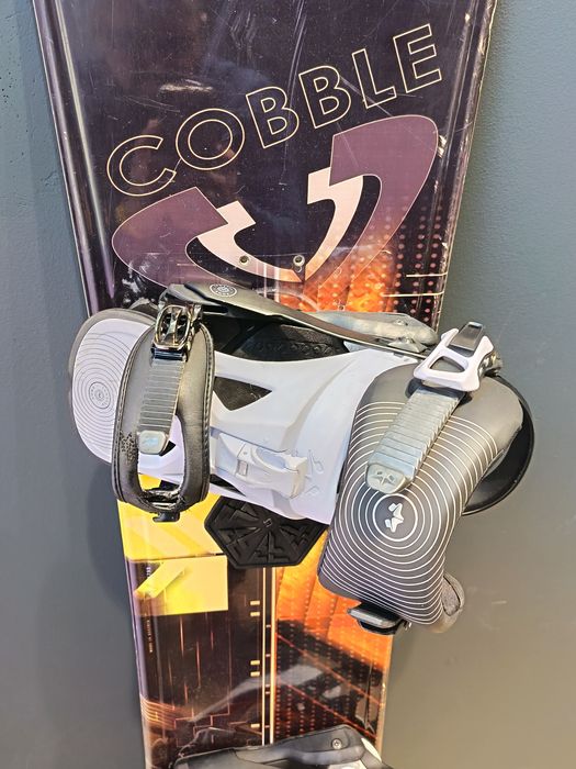 Placa snowboard cu legături și husa