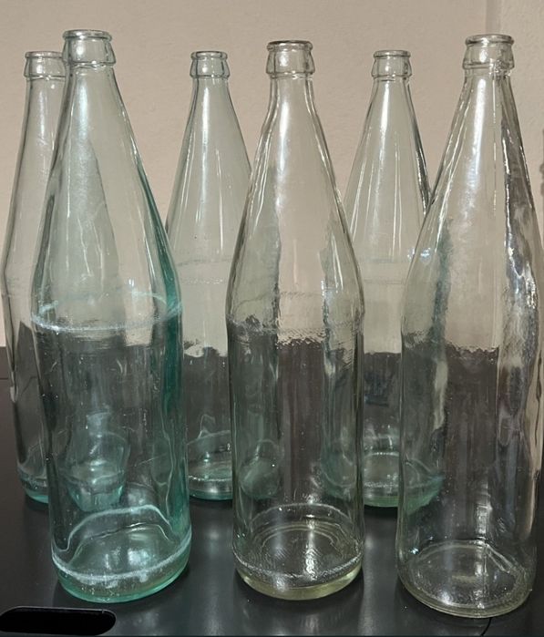 Шишета стъклени, чисти от 1л
