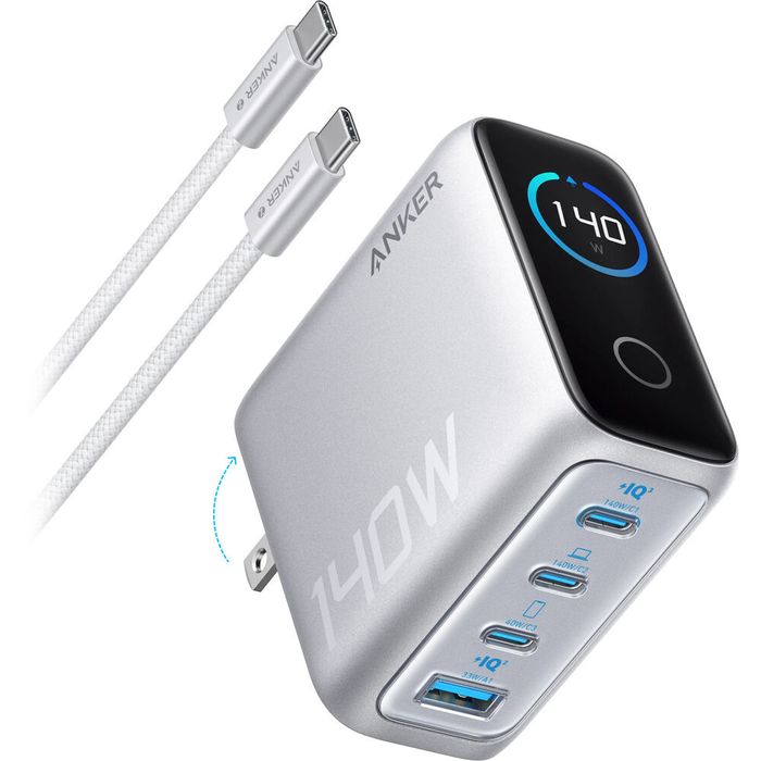 Anker Power Adapter 140W Мощная быстрая зарядка.